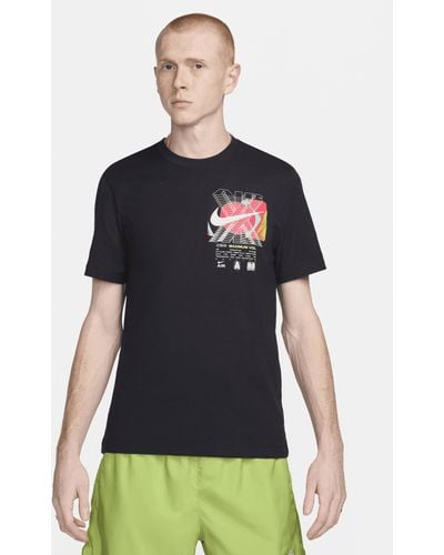 Nike T-shirt con collo a lupetto sportswear - Nero