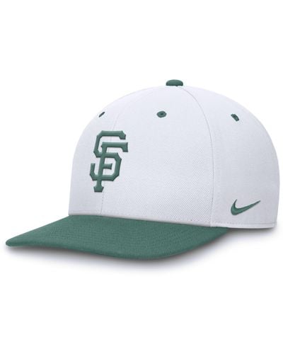 Nike San Francisco Giants Bicoastal 2-tone Pro Dri-fit Mlb Adjustable Hat - Blue