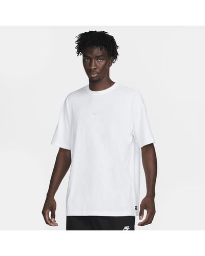 Nike T-shirt sportswear premium essentials - Bianco