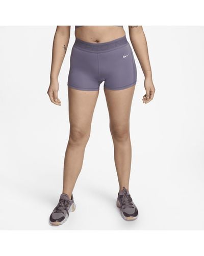 Nike Shorts a vita media con inserti in mesh 8 cm pro - Blu