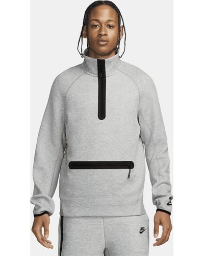 Nike Sportswear Tech Fleece 1/2-zip Sweatshirt - Gray