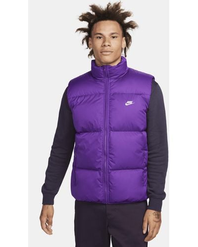 Nike Sportswear Club Primaloft® Water-repellent Puffer Gilet 50% Recycled Polyester - Purple