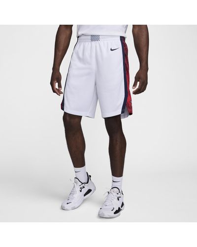 Nike Usa Limited Home Basketball Shorts Polyester - White