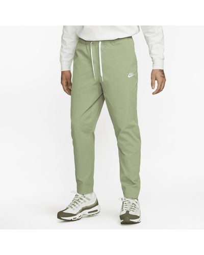 Nike Club Woven Tapered Leg Pants - Green