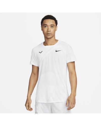 Nike Maglia da tennis a manica corta dri-fit adv rafa - Bianco