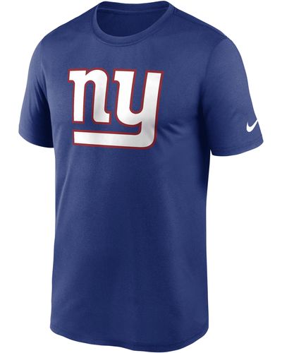 Nike Dri-fit Logo Legend (nfl New York Giants) T-shirt - Blue