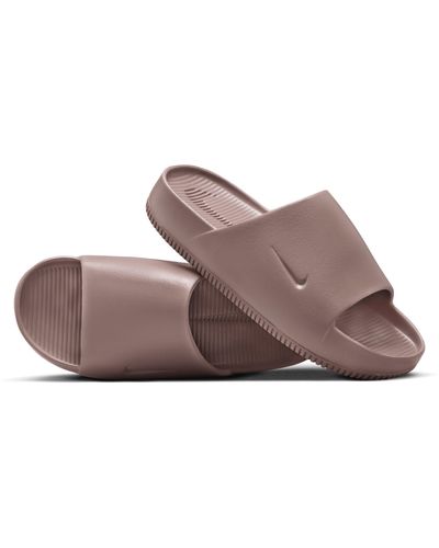 Nike Calm Slides - Brown