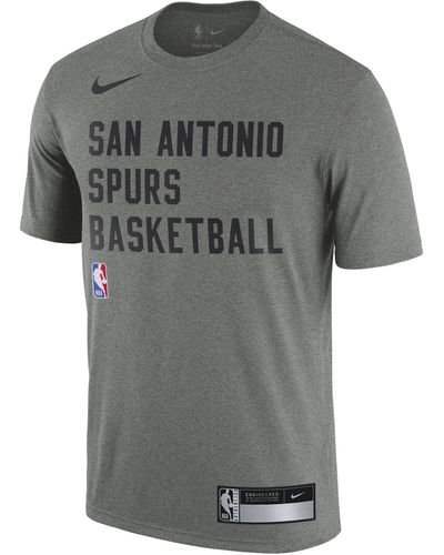 Nike Denver Nuggets Dri-fit Nba Practice T-shirt - Gray