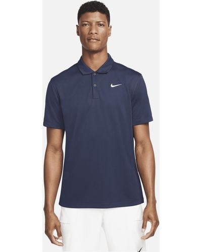 Nike Court Dri-fit Tennis Polo - Blue