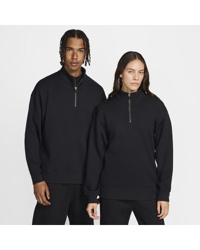 Nike Wool Classics 1/4-zip Top - Black