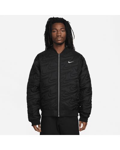 Nike Sportswear Swoosh Quilted Jacket - Black
