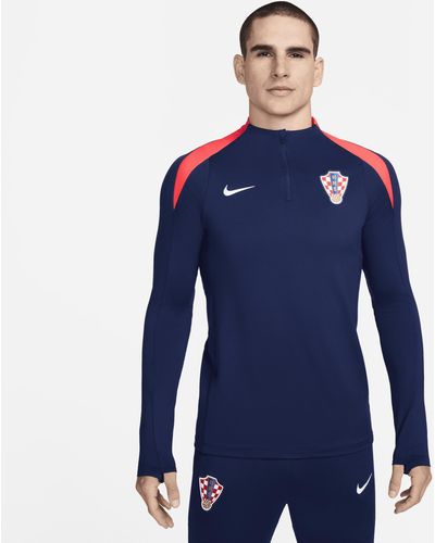 Nike Croatia Strike Dri-fit Football Drill Top Polyester - Blue