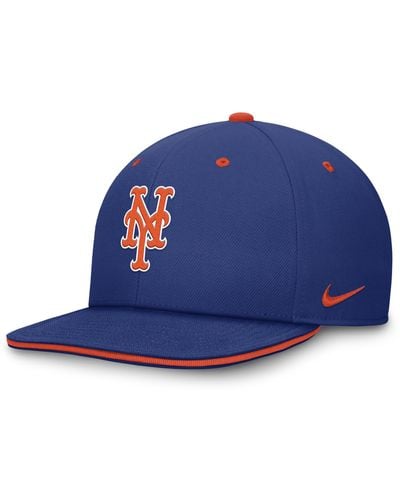 Nike New York Mets Primetime Pro Dri-fit Mlb Adjustable Hat - Blue