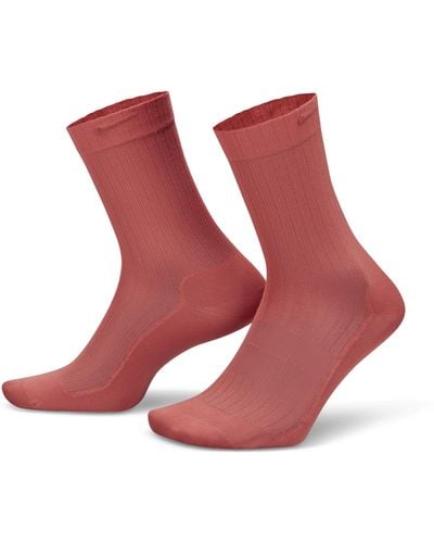 Nike Sheer Crew Socks (1 Pair) - Red