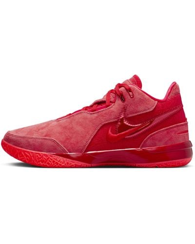 Nike Lebron Nxxt Gen Ampd Basketball Shoes - Red