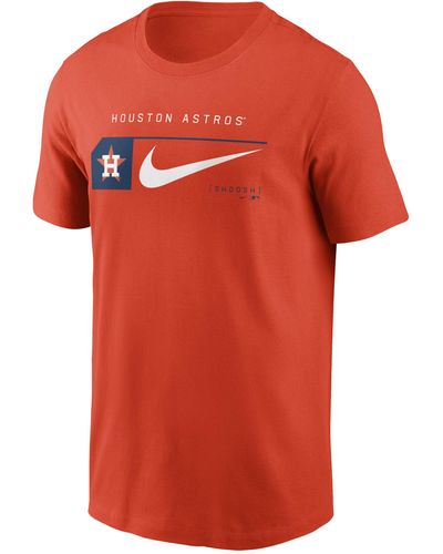 Nike Baltimore Orioles Team Swoosh Lockup Mlb T-shirt - Red