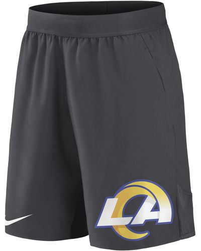 Nike Dri-fit Stretch (nfl Los Angeles Rams) Shorts - Gray