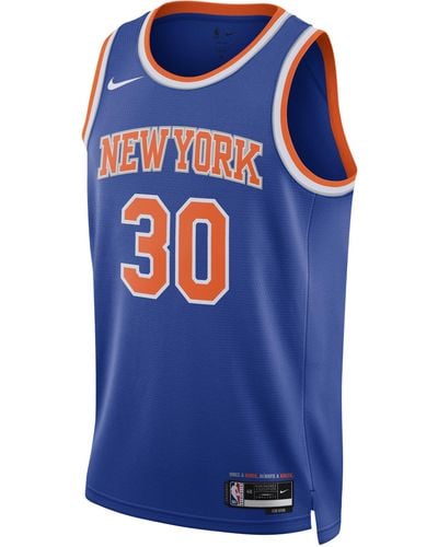 Nike New York Knicks Icon Edition 2022/23 Dri-fit Swingman Nba-jersey - Blauw
