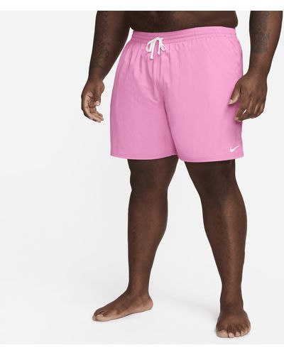 Nike Swim 7" Volley Shorts (extended Size) - Pink