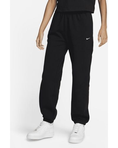 Nike Solo Swoosh Fleece Pants - Black