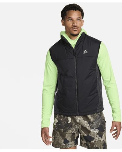 Nike Acg Therma-fit Adv "rope De Dope" Full-zip Vest - Green