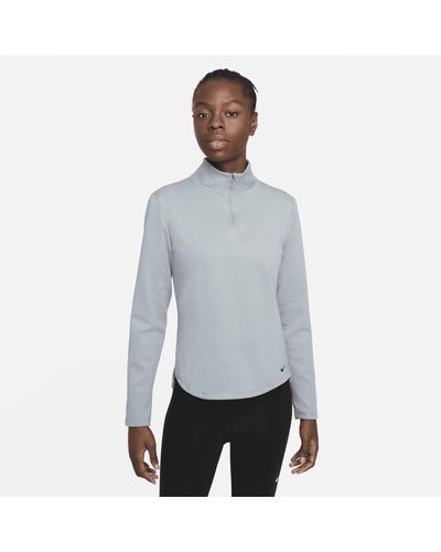 Nike Therma-fit One Long-sleeve 1/2-zip Top - Gray