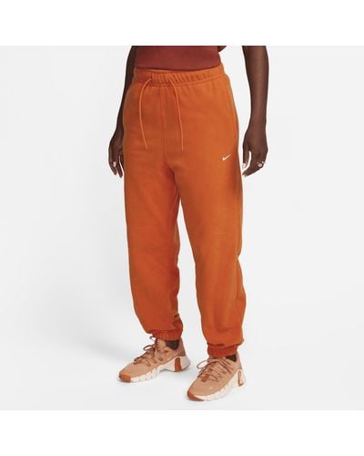 Nike Therma-fit One Loose Fleece Pants - Orange