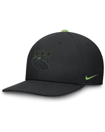 Nike Tampa Bay Rays City Connect Pro Dri-fit Mlb Adjustable Hat - Black