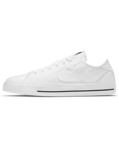 Nike Court Legacy Canvas Shoes - White