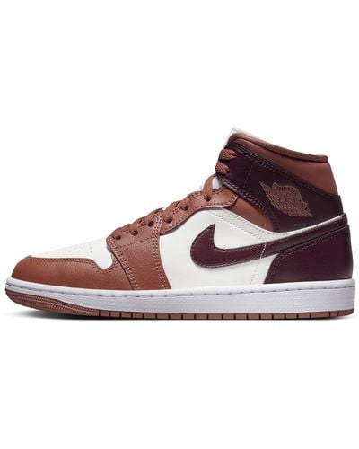 Nike Air 1 Mid Shoes - Brown