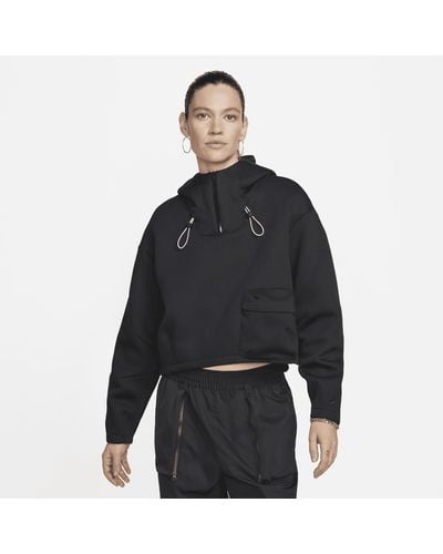 Nike Felpa pullover con cappuccio sportswear therma-fit adv tech pack - Nero