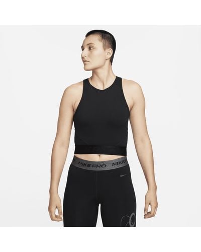 Nike Pro Dri-fit Crop Top - Black