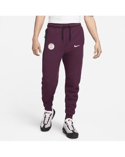 Nike Paris Saint-germain Tech Fleece Football joggers - Purple
