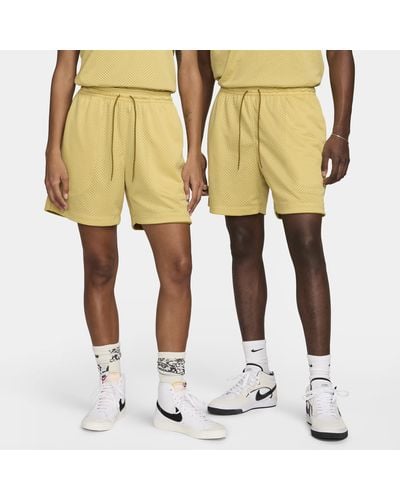 Nike Sb Skate Basketball Shorts - Yellow