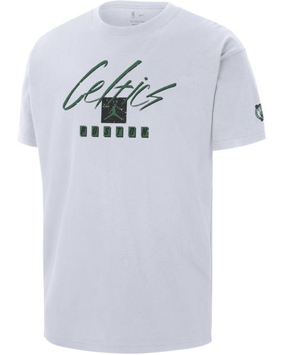 Nike Boston Celtics Courtside Statement Edition Nba Max90 T-shirt - White