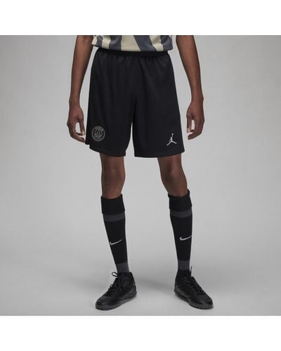 Nike Shorts da calcio dri-fit paris saint-germain 2023/24 stadium da uomo - Nero