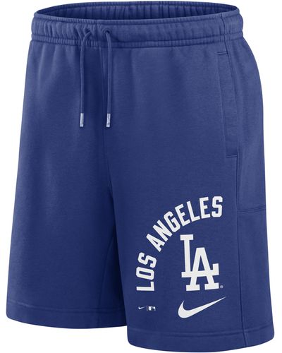 Nike Los Angeles Dodgers Arched Kicker Mlb Shorts - Blue