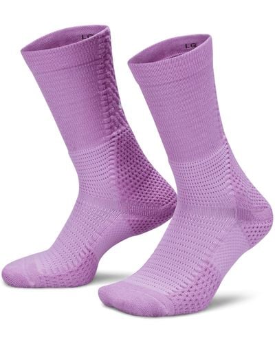 Nike Sabrina Dri-fit Adv Unicorn Cushioned Crew Socks (1 Pair) - Purple