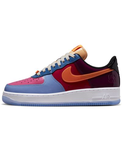 Nike Scarpa air force 1 low x undefeated - Blu