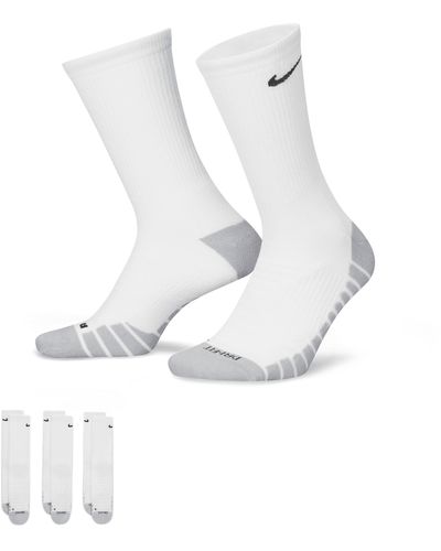 Nike Everyday Max Cushioned Training Crew Socks - White