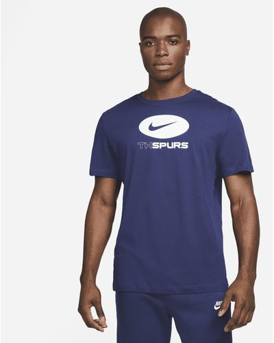 Nike Tottenham Hotspur Swoosh Football T-shirt - Blue