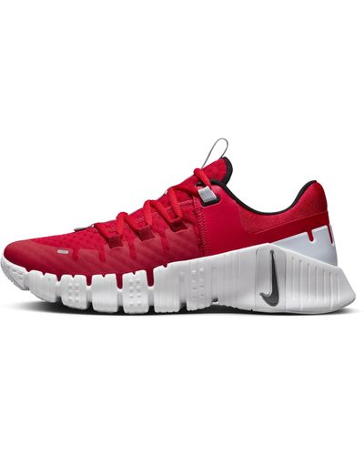Nike Free Metcon 5 Workout Shoes - Red