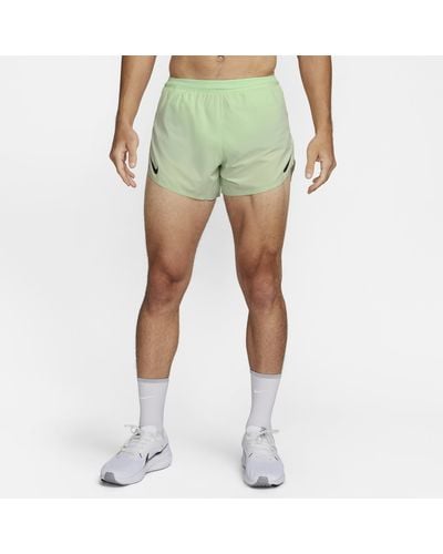 Nike Aeroswift Dri-fit Adv 4" Brief-lined Running Shorts - Green