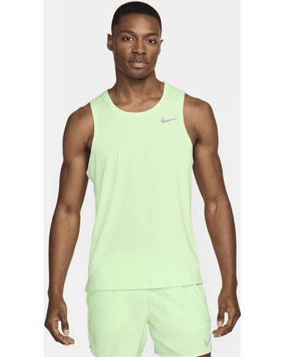 Nike Miler Dri-fit Running Tank Top - Green