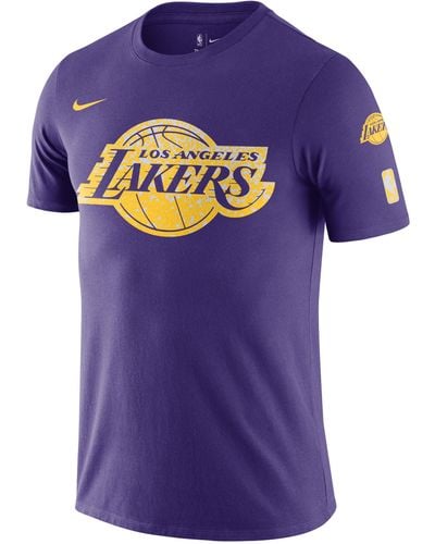 Nike Los Angeles Lakers Essential Nba T-shirt - Purple