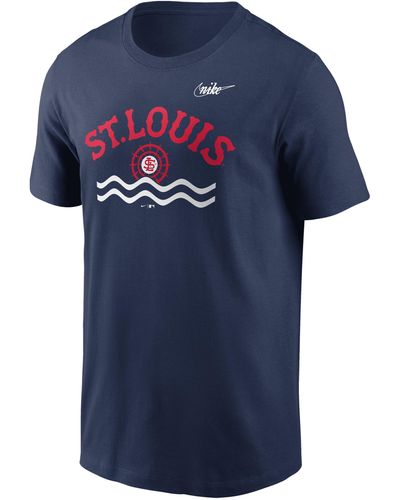 Nike St. Louis Cardinals Hometown Mlb T-shirt - Blue