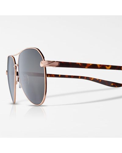Nike City Aviator Polarized Sunglasses - Metallic