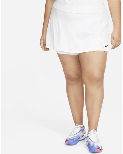 Nike Court Dri-fit Victory Tennis Skirt (plus Size) - White