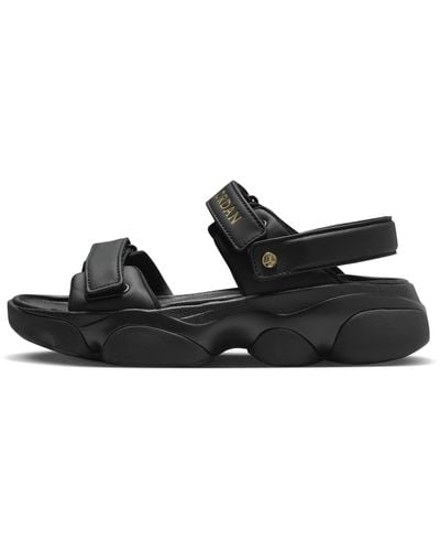 Nike Jordan Deja Sandals Leather - Black