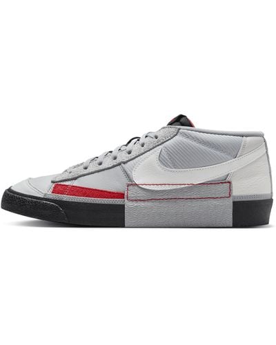 Nike Blazer Low Pro Club Shoes - Gray